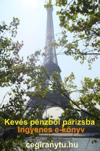 Kevés pézből Párizsba ingyenes e-könyv